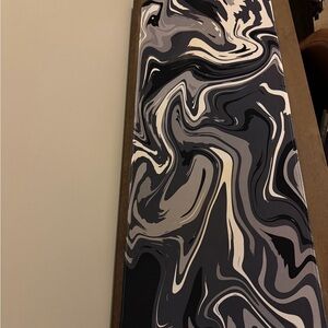 Mause-Pad Abstract Black and White